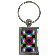 Circle Color Flower Key Chains (rectangle)  by Alisyart