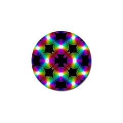 Circle Color Flower Golf Ball Marker (10 Pack) by Alisyart