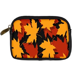 Dried Leaves Yellow Orange Piss Digital Camera Cases