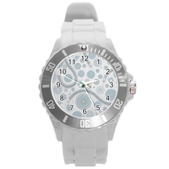 Eguipment Grey Round Plastic Sport Watch (l)