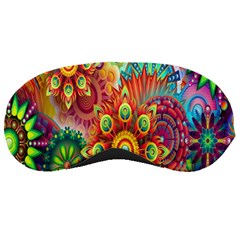 Colorful Abstract Flower Floral Sunflower Rose Star Rainbow Sleeping Masks