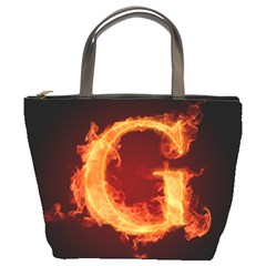 Fire Letterz G Bucket Bags