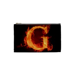 Fire Letterz G Cosmetic Bag (small) 