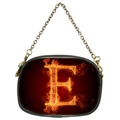 Fire Letterz E Chain Purses (two Sides) 