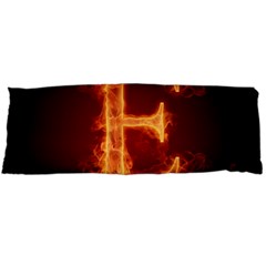 Fire Letterz E Body Pillow Case (dakimakura)