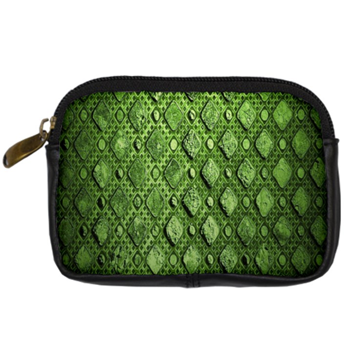 Circle Square Green Stone Digital Camera Cases