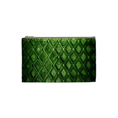 Circle Square Green Stone Cosmetic Bag (small)  by Alisyart