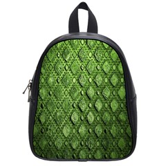 Circle Square Green Stone School Bags (small) 