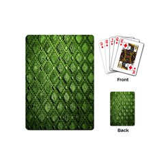 Circle Square Green Stone Playing Cards (mini) 