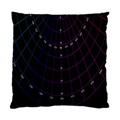 Formula Number Line Purple Natural Standard Cushion Case (Two Sides)