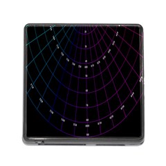 Formula Number Line Purple Natural Memory Card Reader (Square)