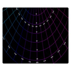 Formula Number Line Purple Natural Double Sided Flano Blanket (small)  by Alisyart