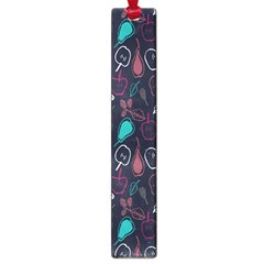 Fruit Pear Apple Purple Pink Blue Large Book Marks