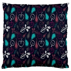 Fruit Pear Apple Purple Pink Blue Standard Flano Cushion Case (two Sides) by Alisyart