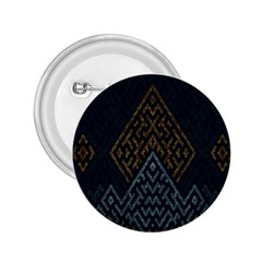 Geometric Triangle Grey Gold 2 25  Buttons by Alisyart
