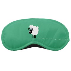 Goat Sheep Green White Animals Sleeping Masks