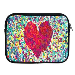 Geometric Heart Diamonds Love Valentine Triangle Color Apple Ipad 2/3/4 Zipper Cases by Alisyart