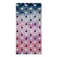 Goose Swan Hook Purple Shower Curtain 36  X 72  (stall) 