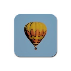 Hot Air Balloon Rubber Square Coaster (4 Pack)  by DeneWestUK