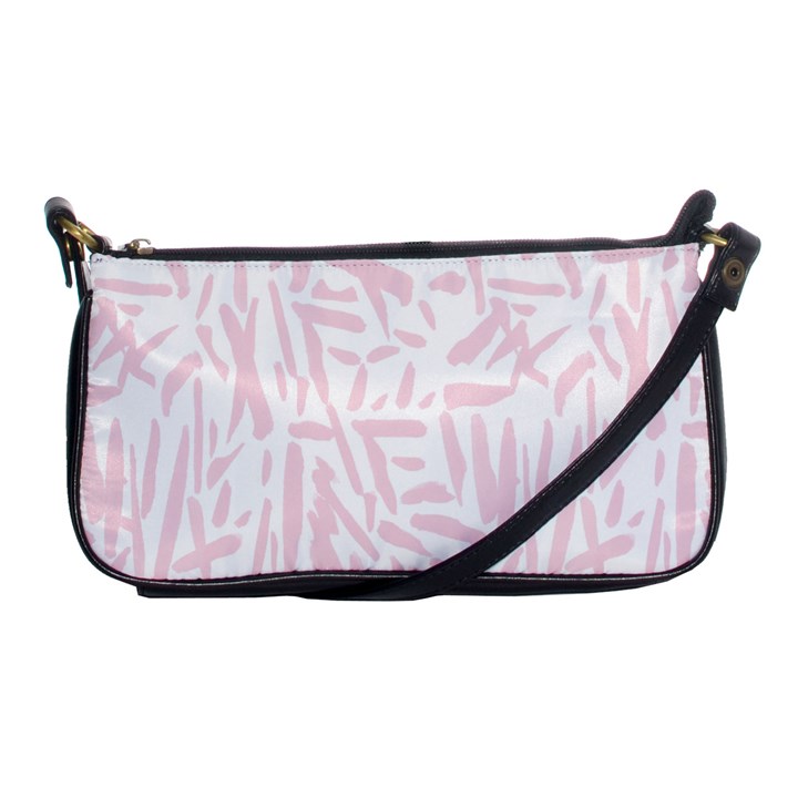 Graffiti Paint Pink Shoulder Clutch Bags