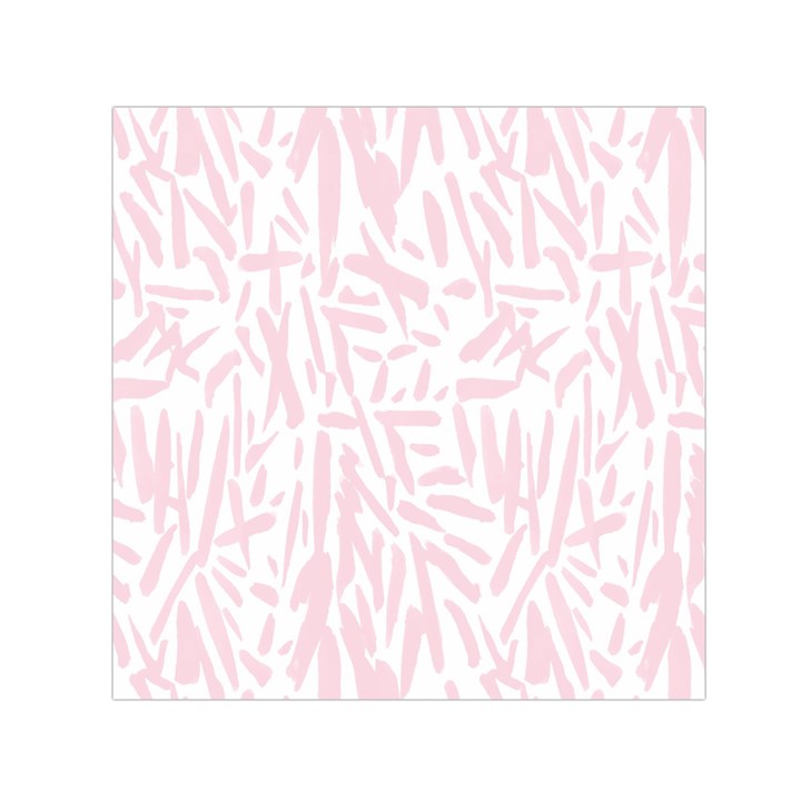 Graffiti Paint Pink Small Satin Scarf (Square)