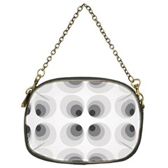 Hole Black Eye Grey Circle Chain Purses (one Side)  by Alisyart