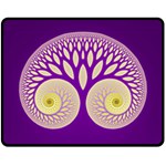 Glynnset Royal Purple Fleece Blanket (Medium)  60 x50  Blanket Front