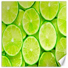 Green Lemon Slices Fruite Canvas 20  X 20  