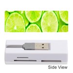 Green Lemon Slices Fruite Memory Card Reader (Stick)  Front