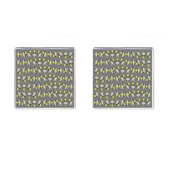 Illusory Motion Of Each Grain Arrow Grey Cufflinks (square) by Alisyart