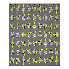 Illusory Motion Of Each Grain Arrow Grey Shower Curtain 60  X 72  (medium) 