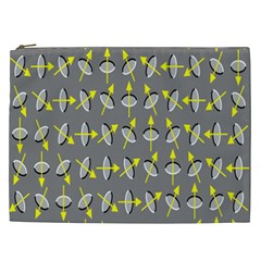 Illusory Motion Of Each Grain Arrow Grey Cosmetic Bag (xxl)  by Alisyart