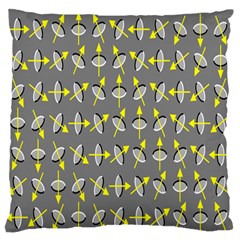 Illusory Motion Of Each Grain Arrow Grey Standard Flano Cushion Case (one Side) by Alisyart