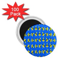 Illusory Motion Of Each Grain Arrow Blue 1 75  Magnets (100 Pack) 