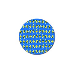 Illusory Motion Of Each Grain Arrow Blue Golf Ball Marker (4 Pack) by Alisyart