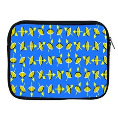 Illusory Motion Of Each Grain Arrow Blue Apple Ipad 2/3/4 Zipper Cases