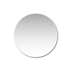 Halftone Simple Dalmatians Black Circle Magnet 3  (round) by Alisyart