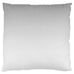 Halftone Simple Dalmatians Black Circle Large Cushion Case (two Sides)