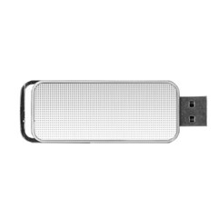 Halftone Simple Dalmatians Black Circle Portable Usb Flash (one Side)