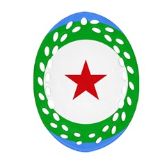 Roundel Of Djibouti Air Force  Ornament (oval Filigree) by abbeyz71