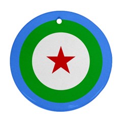 Roundel Of Djibouti Air Force Round Ornament (two Sides) by abbeyz71