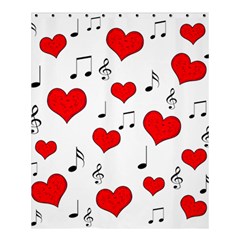 Love Song Pattern Shower Curtain 60  X 72  (medium)  by Valentinaart