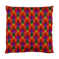 Apophysis Fractal Owl Neon Standard Cushion Case (two Sides) by Nexatart