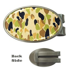 Army Camouflage Pattern Money Clips (oval) 