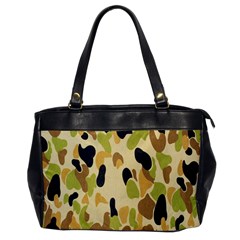 Army Camouflage Pattern Office Handbags by Nexatart