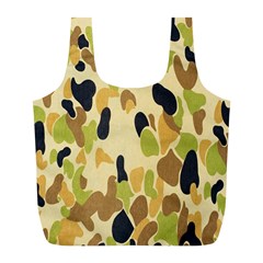 Army Camouflage Pattern Full Print Recycle Bags (l)  by Nexatart