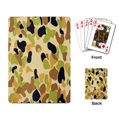 Army Camouflage Pattern Playing Card by Nexatart