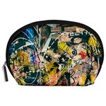 Art Graffiti Abstract Vintage Accessory Pouches (Large)  Front