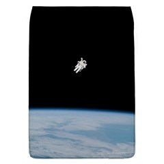 Astronaut Floating Above The Blue Planet Flap Covers (l)  by Nexatart