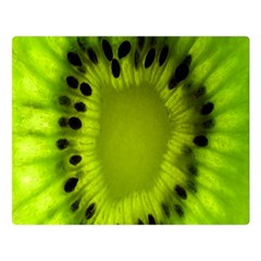 Kiwi Fruit Slices Cut Macro Green Double Sided Flano Blanket (large)  by Alisyart